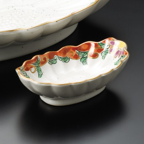 01123-291 錦草花菊型千代口|業務用食器カタログ陶里30号