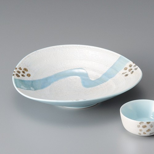 01419-011 流水ラスター6.0変形鉢|業務用食器カタログ陶里30号