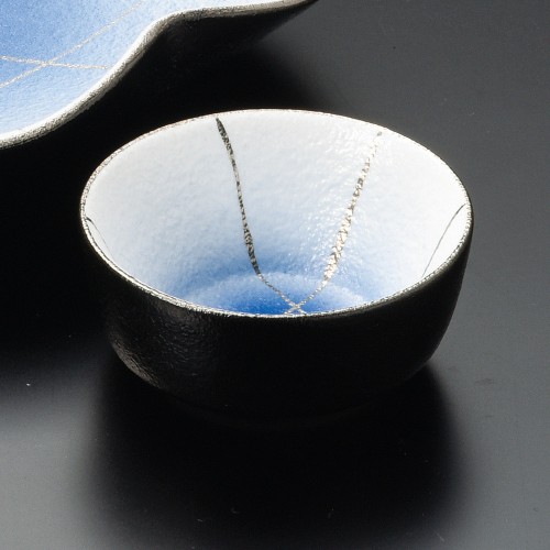 01424-531 コバルト銀彩丸千代口|業務用食器カタログ陶里30号