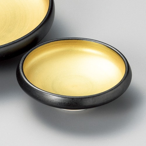 01514-291 黒内金彩丸千代口|業務用食器カタログ陶里30号