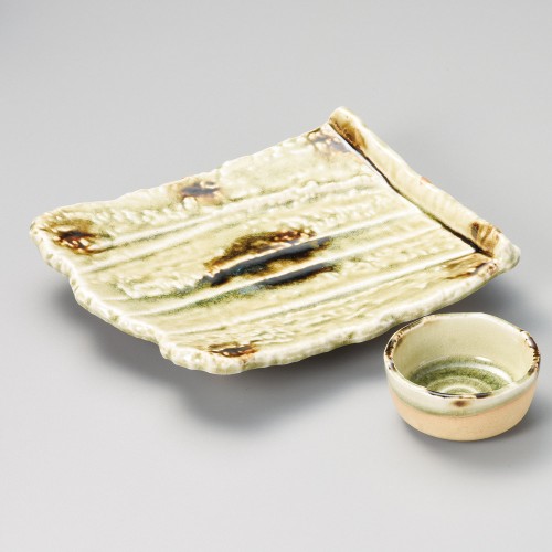 02009-471 ビードロちぎり向付|業務用食器カタログ陶里30号