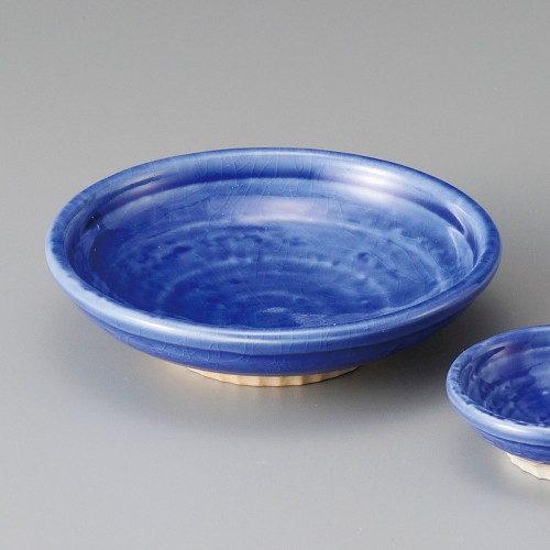 02013-411 青釉貫入丸刺身鉢|業務用食器カタログ陶里30号