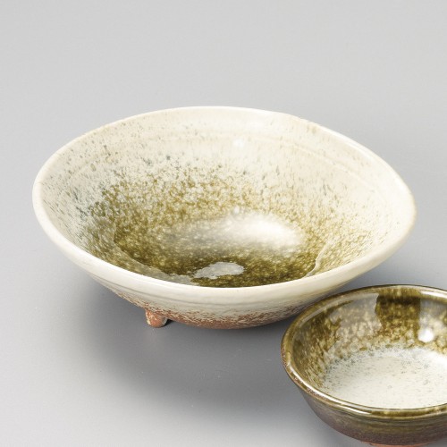 02129-191 織部かすみ片押5.0鉢|業務用食器カタログ陶里30号