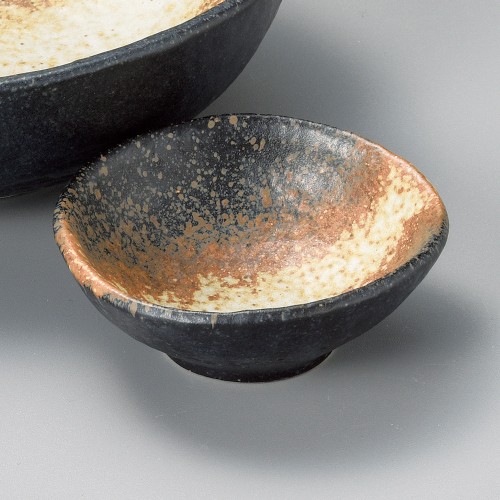 02210-461 いぶし備前丸豆千代口鉢|業務用食器カタログ陶里30号