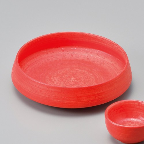 02211-521 朱巻くくり鉢|業務用食器カタログ陶里30号