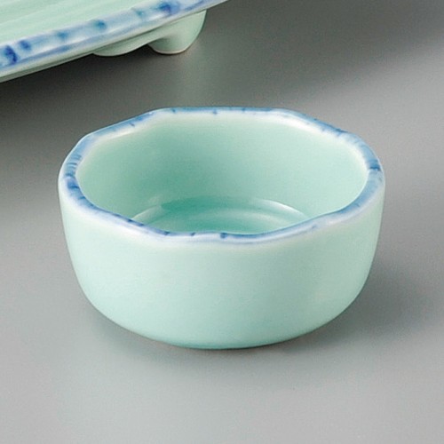 02308-181 深海青磁流水彫丸千代口|業務用食器カタログ陶里30号