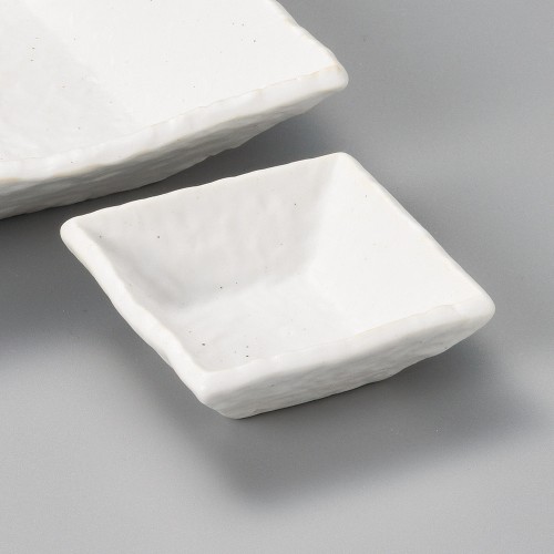 02322-341 白マット正角千代口|業務用食器カタログ陶里30号