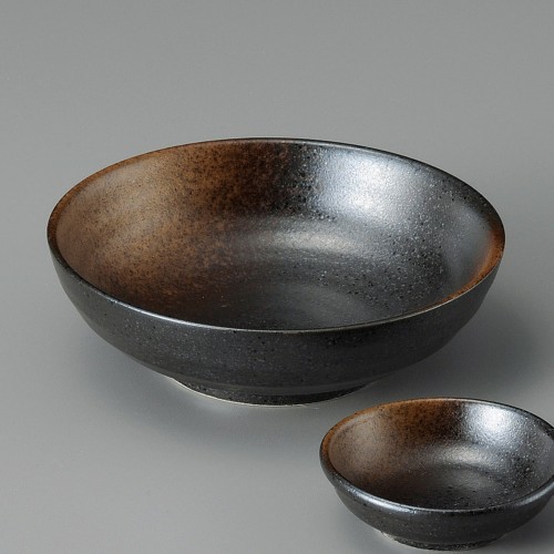 02737-25.511 黒備前ボール大|業務用食器カタログ陶里30号
