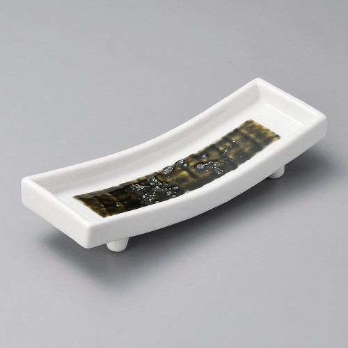 03112-651 条根織部四ツ足舟向付|業務用食器カタログ陶里30号