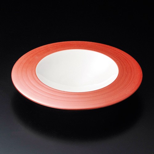 03720-651 パールレッド丸向付|業務用食器カタログ陶里30号