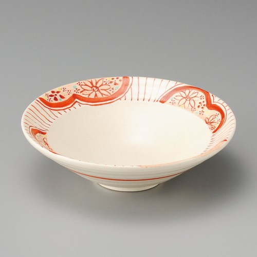03810-181 赤絵 小町5.5平鉢|業務用食器カタログ陶里30号
