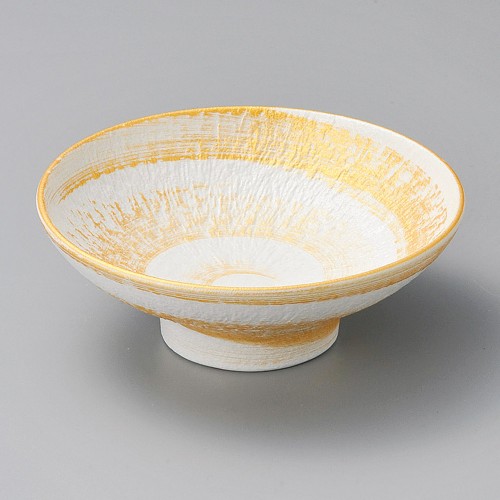 03909-471 金彩刷毛目とちり高台向付|業務用食器カタログ陶里30号