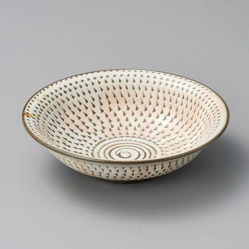 04118-461 手彫り(飛びカンナ)6.0鉢|業務用食器カタログ陶里30号