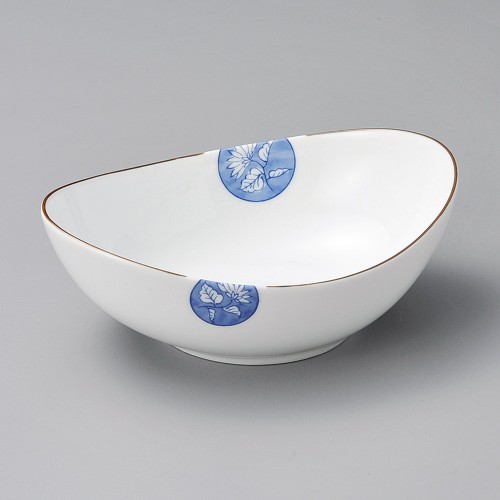 04308-291 イングレ菊ダミパーティー鉢(中)|業務用食器カタログ陶里30号