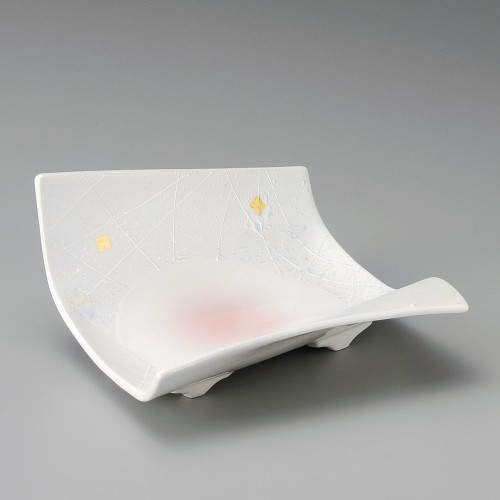 04607-471 ラスターピンク吹ウェーブ向付|業務用食器カタログ陶里30号