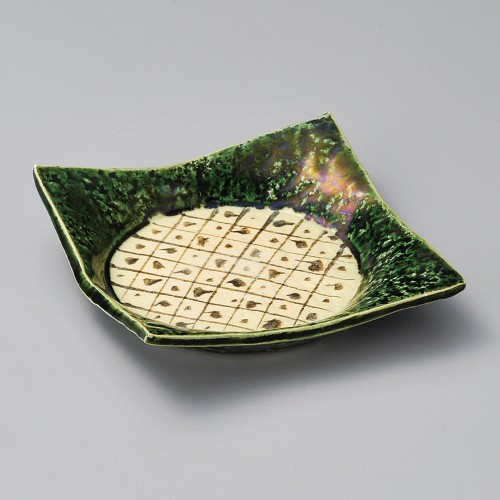 04715-471 丸紋織部正角向付|業務用食器カタログ陶里30号