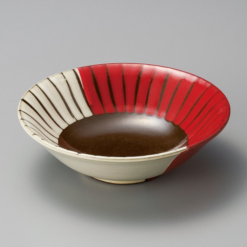 04808-281 紅白十草向付|業務用食器カタログ陶里30号