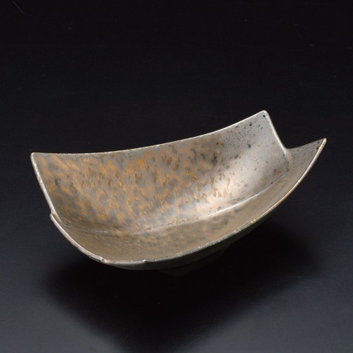 05012-461 金結晶貼合せ三角向付|業務用食器カタログ陶里30号