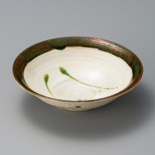 05209-121 内白織部丸中鉢|業務用食器カタログ陶里30号