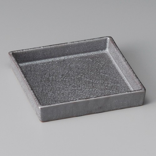 05406-051 赤銀彩15㎝切立正角皿|業務用食器カタログ陶里30号
