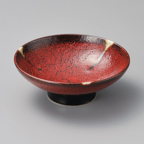 05416-541 紅柚子天目トチリ高台向付|業務用食器カタログ陶里30号