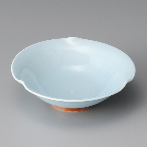 05519-051 青磁三つ押鉢|業務用食器カタログ陶里30号