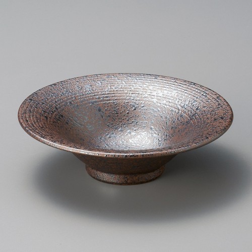 05614-321 黒釉花反刺身鉢|業務用食器カタログ陶里30号