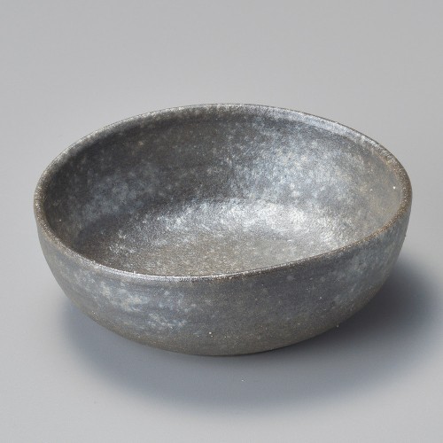 05621-431 黒窯変4.5楕円鉢|業務用食器カタログ陶里30号