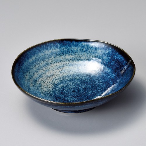 06509-201 藍白霧平鉢|業務用食器カタログ陶里30号