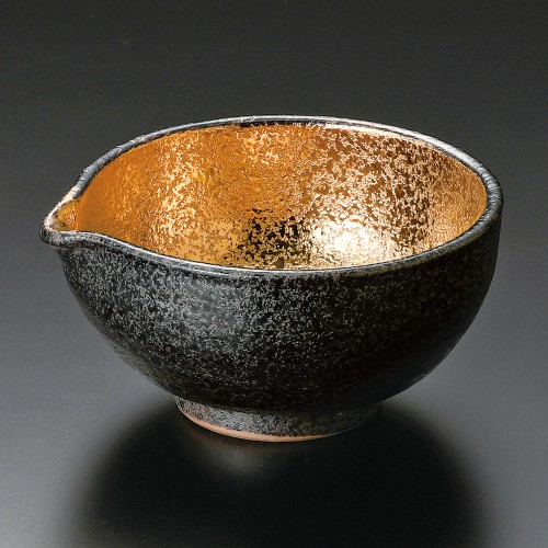 07402-461 黒ちらし内金塗4.0片口小鉢|業務用食器カタログ陶里30号