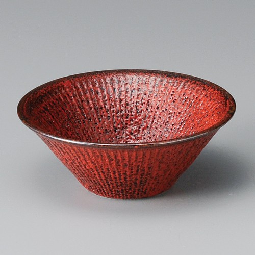 07404-301 紅柚子天目しのぎ彫4.3寸小鉢|業務用食器カタログ陶里30号