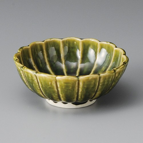 07421-451 総織部菊花中鉢|業務用食器カタログ陶里30号
