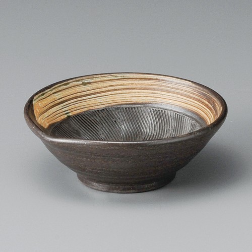 07429-431 黒土刷毛目すり鉢(小)|業務用食器カタログ陶里30号
