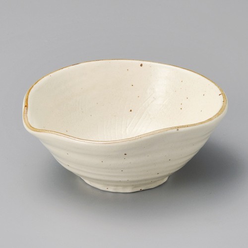 07606-161 白唐津片口小鉢|業務用食器カタログ陶里30号