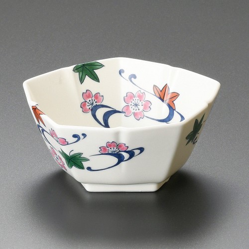 07705-291 流水五角小鉢|業務用食器カタログ陶里30号