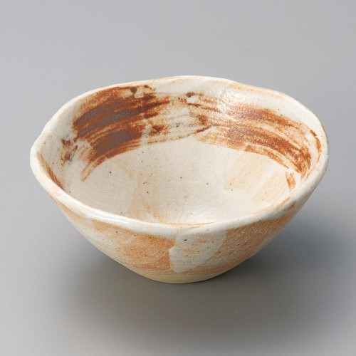 08006-131 ねずみ志野丸型小鉢|業務用食器カタログ陶里30号