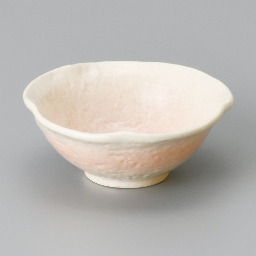 08111-461 桜志野花形小鉢|業務用食器カタログ陶里30号