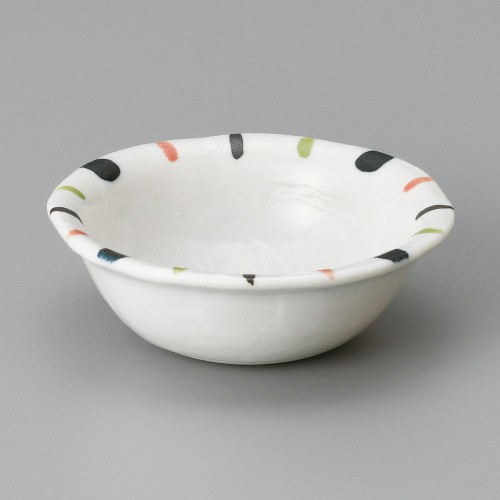 08119-651 二色十草フリル4.0小鉢|業務用食器カタログ陶里30号