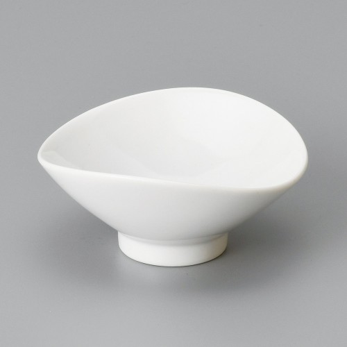 08126-471 白釉楕円小鉢|業務用食器カタログ陶里30号