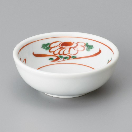 08230-341 青地手描風赤絵3.5ボール|業務用食器カタログ陶里30号