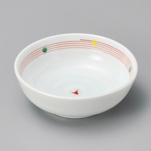 08315-281 赤絵水玉3.8ボール|業務用食器カタログ陶里30号