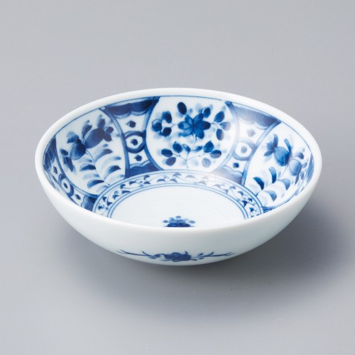 08321-461 間取藍花RI四0取鉢|業務用食器カタログ陶里30号