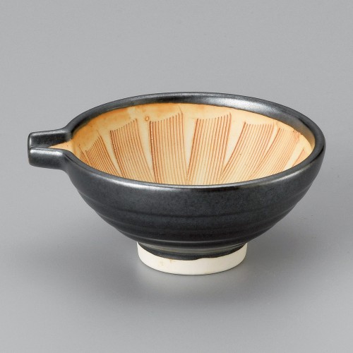08327-191 天目スリ鉢片口小鉢|業務用食器カタログ陶里30号