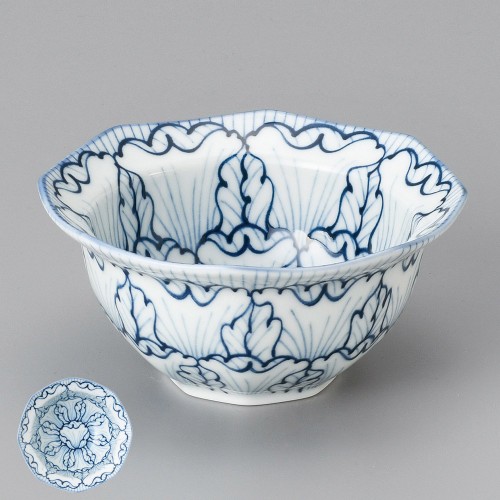 08409-361 染野菜八角小鉢|業務用食器カタログ陶里30号