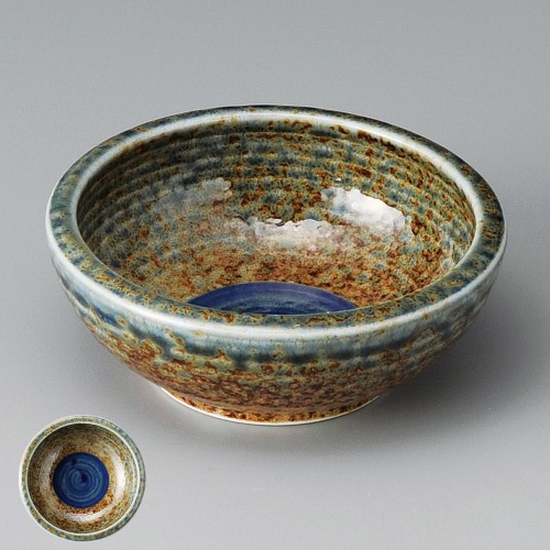 08509-05.491 藍流し4.0鉢|業務用食器カタログ陶里30号