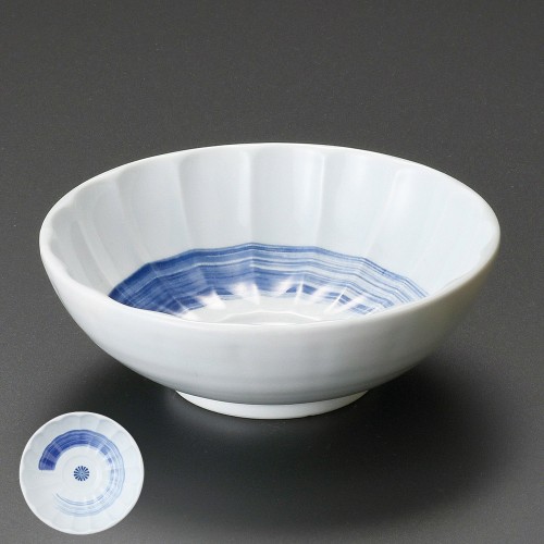 08625-291 呉須線内彫小鉢|業務用食器カタログ陶里30号