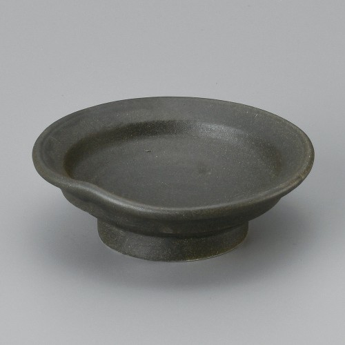 08816-461 備前風高台皿|業務用食器カタログ陶里30号