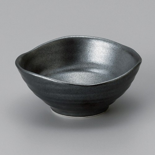 08821-191 黒釉変型小鉢|業務用食器カタログ陶里30号