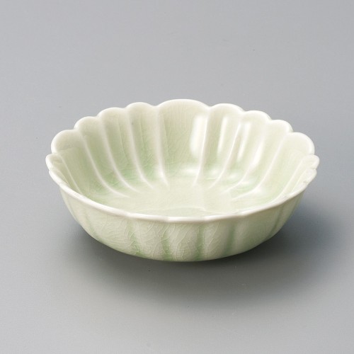 08923-341 ヒワ貫入花渕小鉢|業務用食器カタログ陶里30号