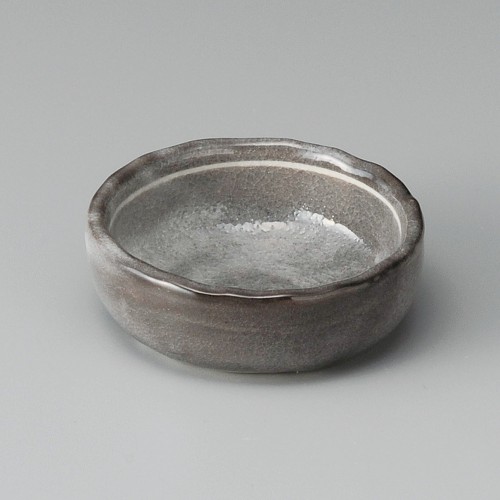 09028-151 ネズミ志野3.3小鉢|業務用食器カタログ陶里30号